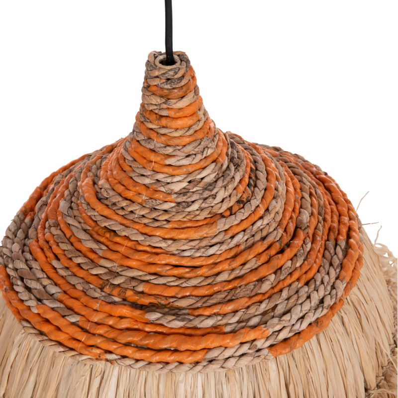 CEILING PENDANT LAMP SIFO FK4714 SISAL & BANANA FIBERS CAP-NATURAL & MIX Φ35x45Hcm. CEILING PENDANT LAMP SIFO FK4714 SISAL & BANANA FIBERS CAP-NATURAL & MIX Φ35x45Hcm.