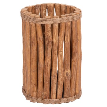 TABLE LAMP CYLINDRICAL GWYN FK4435 DRIFTWOOD BRANCHES IN NATURAL COLOR Φ18,5x28,5Hcm.