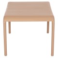 OUTDOOR COFFEE TABLE KORVER FK6334.04 POLYPROPYLENE IN CAPPUCCINO 100x60x46Hcm. OUTDOOR COFFEE TABLE KORVER FK6334.04 POLYPROPYLENE IN CAPPUCCINO 100x60x46Hcm.
