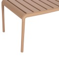 OUTDOOR COFFEE TABLE KORVER FK6334.04 POLYPROPYLENE IN CAPPUCCINO 100x60x46Hcm. OUTDOOR COFFEE TABLE KORVER FK6334.04 POLYPROPYLENE IN CAPPUCCINO 100x60x46Hcm.
