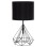 TABLE LAMP GEILO FK7416.11 METAL IN BLACK--BLACK PVC CAP Φ25x48.5Hcm.