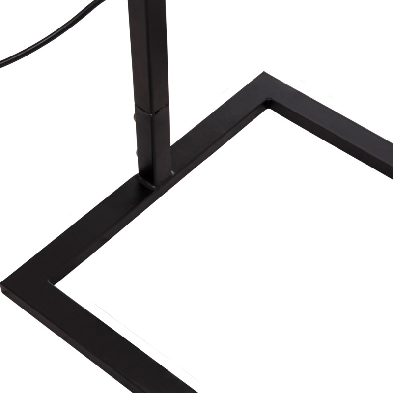 FLOOR STANDING LAMP BRANS FK7532.11 BLACK METAL--WHITE PVC CAP 25x33x170Hcm. FLOOR STANDING LAMP BRANS FK7532.11 BLACK METAL--WHITE PVC CAP 25x33x170Hcm.