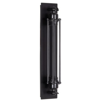 WALL SCONCE 2-LIGHT BEACON FK4463 METAL IN BLACK 10x10x47Hcm.