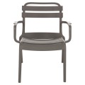 POLYPROPYLENE LOUNGE ARMCHAIR KORVER FK6333.05 DARK OLIVE GREEN 63.5x65x76Hcm. POLYPROPYLENE LOUNGE ARMCHAIR KORVER FK6333.05 DARK OLIVE GREEN 63.5x65x76Hcm.