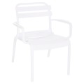 POLYPROPYLENE LOUNGE ARMCHAIR KORVER FK6333.01 WHITE 63.5x65x76Hcm. POLYPROPYLENE LOUNGE ARMCHAIR KORVER FK6333.01 WHITE 63.5x65x76Hcm.