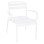 POLYPROPYLENE LOUNGE ARMCHAIR KORVER FK6333.01 WHITE 63.5x65x76Hcm.