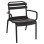 POLYPROPYLENE LOUNGE ARMCHAIR KORVER FK6333.02 BLACK 63.5x65x76Hcm.