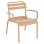 POLYPROPYLENE LOUNGE ARMCHAIR KORVER FK6333.04 CAPPUCCINO 63.5x65x76Hcm.