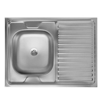 SINK WITH 1 BOWL FK18319 STAINLESS STEEL- SILVER INOX 80x60x16.5Hcm. SINK WITH 1 BOWL FK18319 STAINLESS STEEL- SILVER INOX 80x60x16.5Hcm.