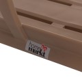 POLYPROPYLENE 2-SEATER BENCH KORVER FK6332.04 CAPPUCCINO 113x65x76Hcm. POLYPROPYLENE 2-SEATER BENCH KORVER FK6332.04 CAPPUCCINO 113x65x76Hcm.