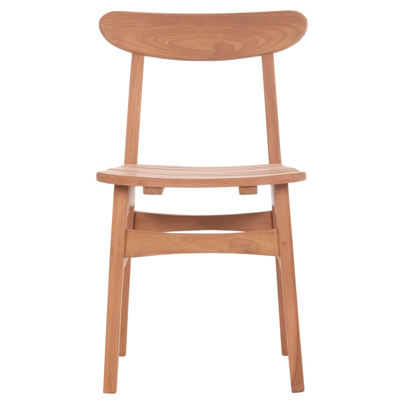 OUTDOOR DINING CHAIR ROBBIE FK18115 TEAK WOOD--NATURAL COLOR 48x51x82Hcm. OUTDOOR DINING CHAIR ROBBIE FK18115 TEAK WOOD--NATURAL COLOR 48x51x82Hcm.
