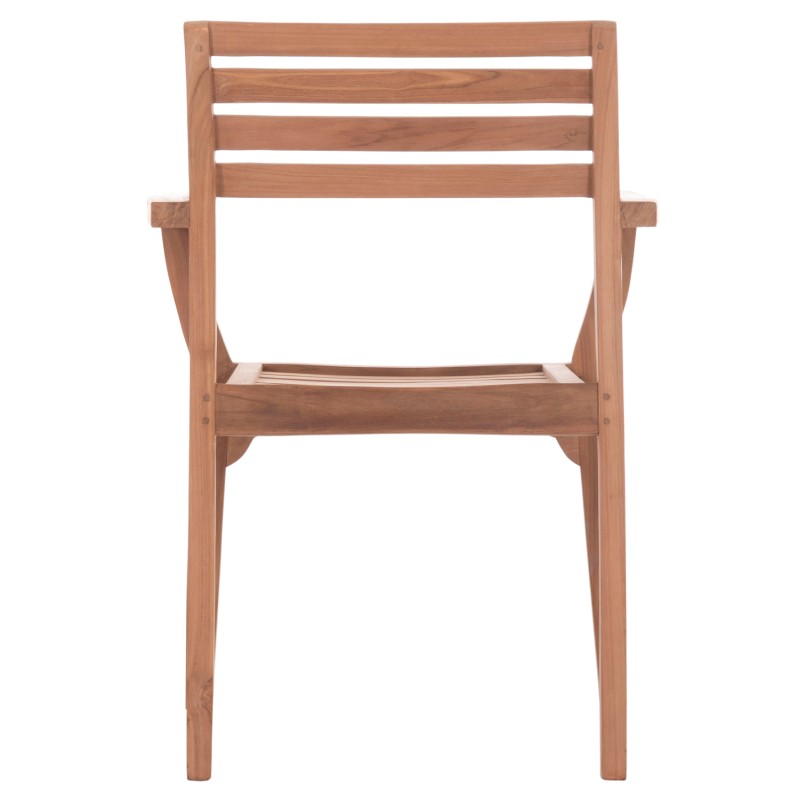 OUTDOOR DINING CHAIR ERMIONI FK18129 TEAK WOOD--NATURAL COLOR 60x59x84Hcm. OUTDOOR DINING CHAIR ERMIONI FK18129 TEAK WOOD--NATURAL COLOR 60x59x84Hcm.