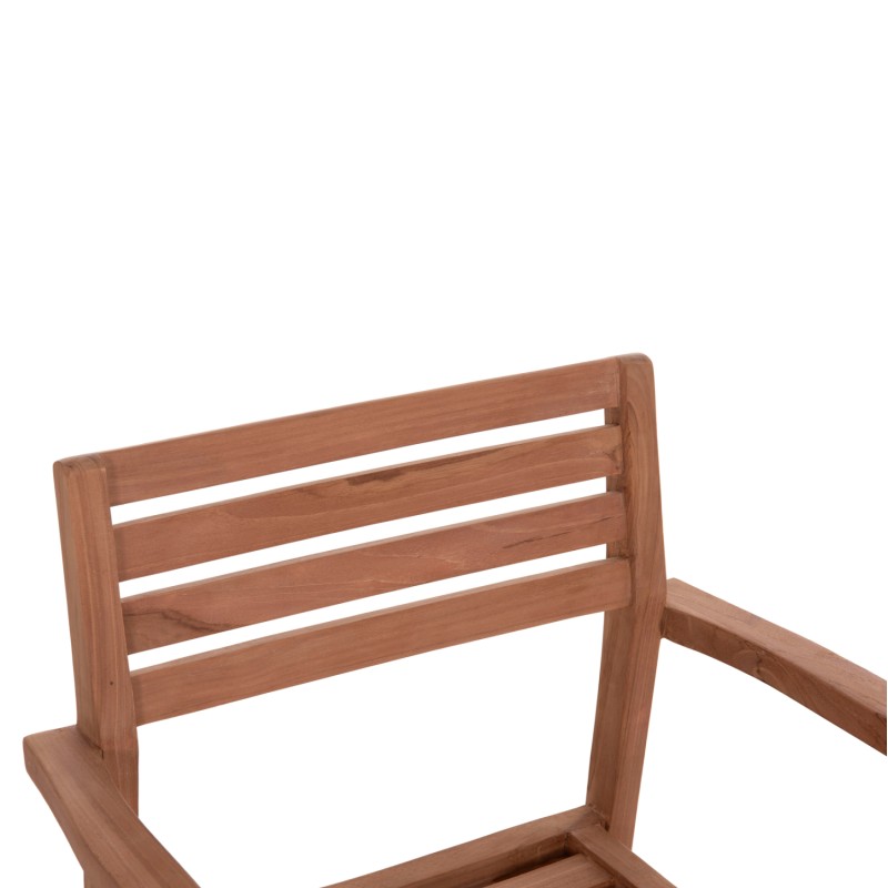 OUTDOOR DINING CHAIR ERMIONI FK18129 TEAK WOOD--NATURAL COLOR 60x59x84Hcm. OUTDOOR DINING CHAIR ERMIONI FK18129 TEAK WOOD--NATURAL COLOR 60x59x84Hcm.