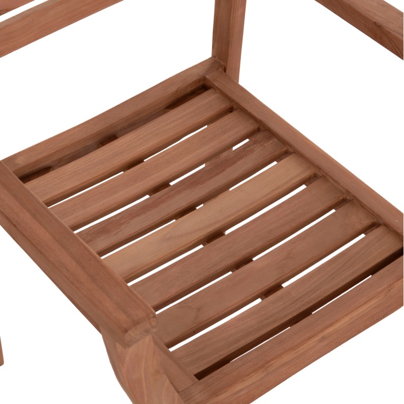 OUTDOOR DINING CHAIR ERMIONI FK18129 TEAK WOOD--NATURAL COLOR 60x59x84Hcm. OUTDOOR DINING CHAIR ERMIONI FK18129 TEAK WOOD--NATURAL COLOR 60x59x84Hcm.