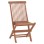 FOLDING CHAIR KENDALL FK18127 TEAK WOOD IN NATURAL COLOR 46.5x63.5x88Hcm.
