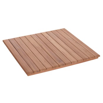 TABLETOP SQUARE FK18135 TEAK WOOD--NATURAL COLOR 60x60x4(thickness)cm.