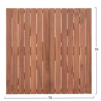 TABLETOP SQUARE FK18136 TEAK WOOD--NATURAL COLOR 70x70x4(thickness)cm. TABLETOP SQUARE FK18136 TEAK WOOD--NATURAL COLOR 70x70x4(thickness)cm.