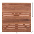 TABLETOP SQUARE FK18137 TEAK WOOD--NATURAL COLOR 80x80x4(thickness)cm. TABLETOP SQUARE FK18137 TEAK WOOD--NATURAL COLOR 80x80x4(thickness)cm.