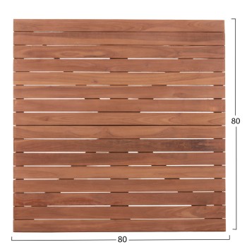 TABLETOP SQUARE FK18137 TEAK WOOD--NATURAL COLOR 80x80x4(thickness)cm. TABLETOP SQUARE FK18137 TEAK WOOD--NATURAL COLOR 80x80x4(thickness)cm.