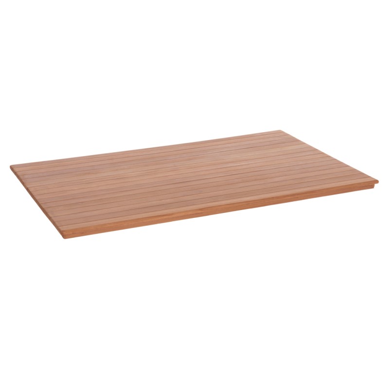 TABLETOP RECTANGULAR FK18138 TEAK WOOD--NATURAL COLOR 120x80x4(thickness)cm. TABLETOP RECTANGULAR FK18138 TEAK WOOD--NATURAL COLOR 120x80x4(thickness)cm.
