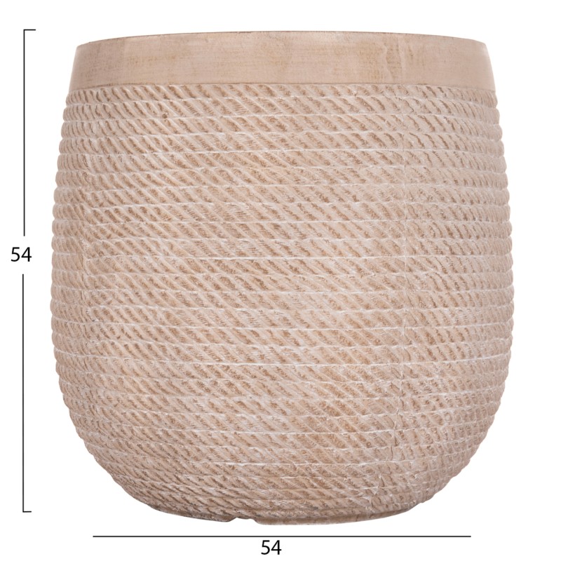 GARDEN PLANTERS ROUND SET 4PCS GARDENER FK4722 FIBERCLAY--IVORY CEMENT Φ54x54Hcm. GARDEN PLANTERS ROUND SET 4PCS GARDENER FK4722 FIBERCLAY--IVORY CEMENT Φ54x54Hcm.