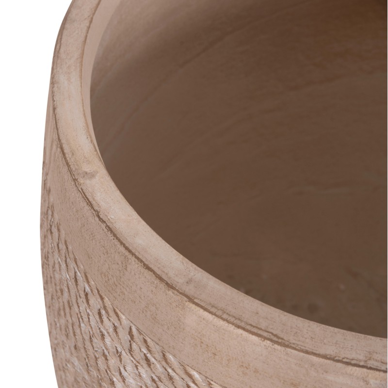 GARDEN PLANTERS ROUND SET 4PCS GARDENER FK4722 FIBERCLAY--IVORY CEMENT Φ54x54Hcm. GARDEN PLANTERS ROUND SET 4PCS GARDENER FK4722 FIBERCLAY--IVORY CEMENT Φ54x54Hcm.