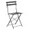 FOLDING CHAIR SOPHIE FK6337.02 METALLIC IN BLACK 41x43x80Hcm.