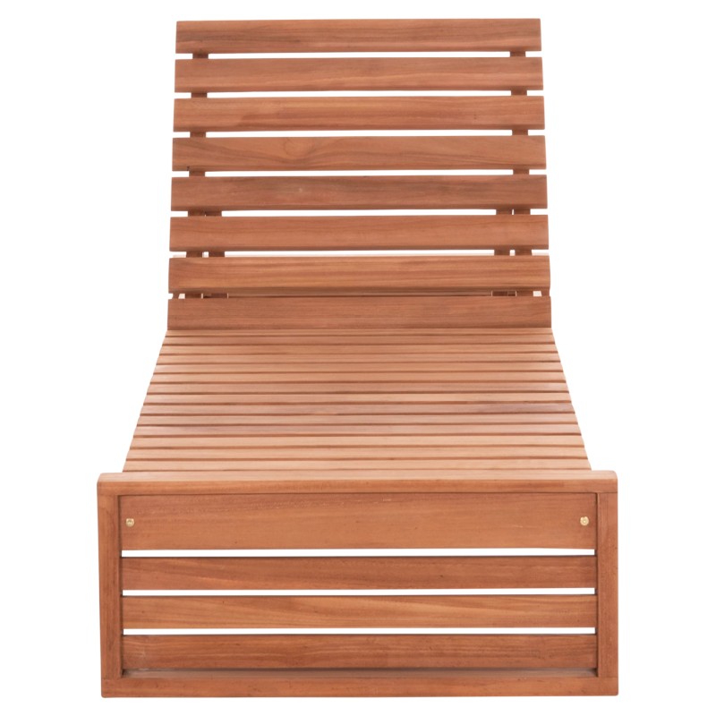 SUNLOUNGER WITHOUT CUSHIONS ZIZEL FK6161 TEAK WOOD IN NATURAL 200x71x30Hcm. SUNLOUNGER WITHOUT CUSHIONS ZIZEL FK6161 TEAK WOOD IN NATURAL 200x71x30Hcm.
