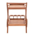 SERVING TROLLEY ALFRED FK4579 TEAK WOOD IN NATURAL COLOR 86x56x80Hcm. SERVING TROLLEY ALFRED FK4579 TEAK WOOD IN NATURAL COLOR 86x56x80Hcm.