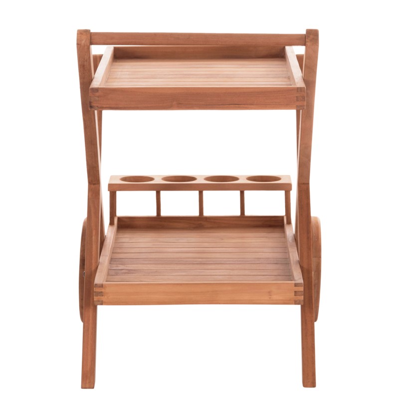 SERVING TROLLEY ALFRED FK4579 TEAK WOOD IN NATURAL COLOR 86x56x80Hcm. SERVING TROLLEY ALFRED FK4579 TEAK WOOD IN NATURAL COLOR 86x56x80Hcm.