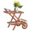 SERVING TROLLEY ALFRED FK4579 TEAK WOOD IN NATURAL COLOR 86x56x80Hcm.