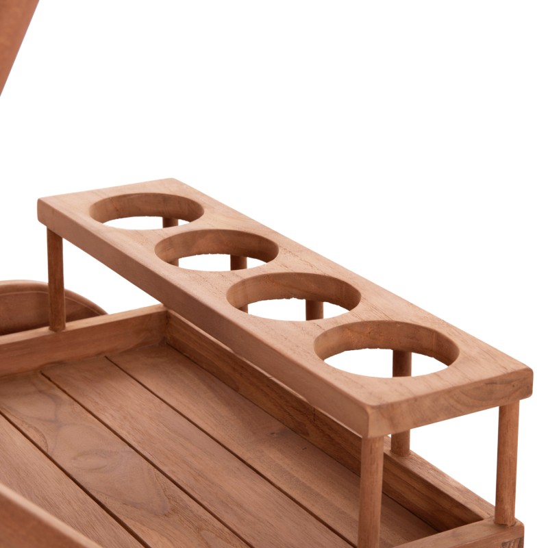 SERVING TROLLEY ALFRED FK4579 TEAK WOOD IN NATURAL COLOR 86x56x80Hcm. SERVING TROLLEY ALFRED FK4579 TEAK WOOD IN NATURAL COLOR 86x56x80Hcm.