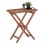 SERVING TRAY ON FOLDABLE STAND BARNABY FK4580 TEAK WOOD IN NATURAL COLOR 63x40x77Hcm
