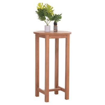 BAR STAND/TABLE ROUND PRESSCOT FK18114 TEAK WOOD--NATURAL COLOR Φ60x105Hcm.