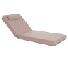 SUNLOUNGER CUSHION AKINO FK21095.01 OLEFIN IN BEIGE WITH FOAM FILLING 190x70x10Hcm.
