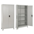 WARDROBE METALLIC DURON FK12001 2-LEAF WITH 5 STORAGE SPACES & LEGS-GREY 90Χ40Χ190Hcm. WARDROBE METALLIC DURON FK12001 2-LEAF WITH 5 STORAGE SPACES & LEGS-GREY 90Χ40Χ190Hcm.