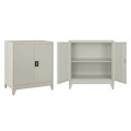 CLOSET METALLIC DURON FK11999 2-LEAF WITH 2 STORAGE SPACES & LEGS-GREY 90Χ40Χ100Hcm. CLOSET METALLIC DURON FK11999 2-LEAF WITH 2 STORAGE SPACES & LEGS-GREY 90Χ40Χ100Hcm.