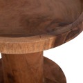 SIDE TABLE BERMAL FK9889.11 SOLID SUAR WOOD IN NATURAL COLOR Φ35x65Hcm. SIDE TABLE BERMAL FK9889.11 SOLID SUAR WOOD IN NATURAL COLOR Φ35x65Hcm.