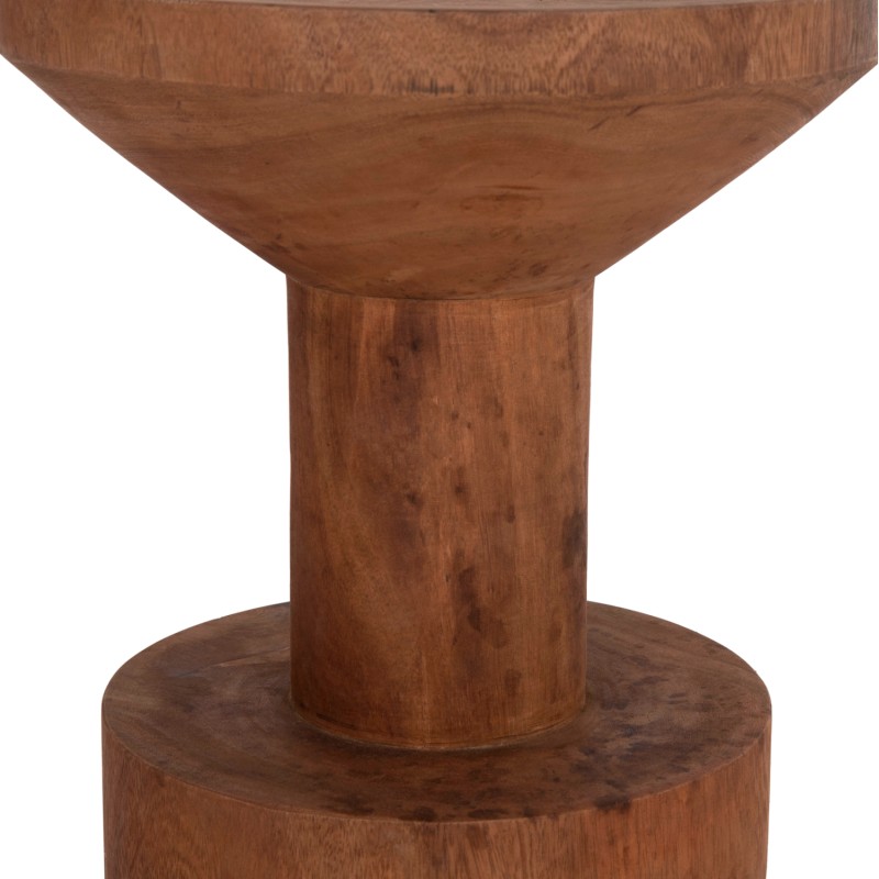 SIDE TABLE BERMAL FK9889.11 SOLID SUAR WOOD IN NATURAL COLOR Φ35x65Hcm. SIDE TABLE BERMAL FK9889.11 SOLID SUAR WOOD IN NATURAL COLOR Φ35x65Hcm.