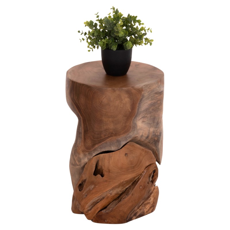 SIDE STOOL/TABLE STOMP FK9350.11 TEAK WOOD--NATURAL COLOR Φ30x45Hcm. SIDE STOOL/TABLE STOMP FK9350.11 TEAK WOOD--NATURAL COLOR Φ30x45Hcm.