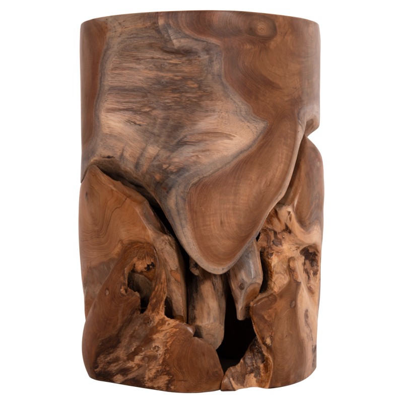 SIDE STOOL/TABLE STOMP FK9350.11 TEAK WOOD--NATURAL COLOR Φ30x45Hcm. SIDE STOOL/TABLE STOMP FK9350.11 TEAK WOOD--NATURAL COLOR Φ30x45Hcm.