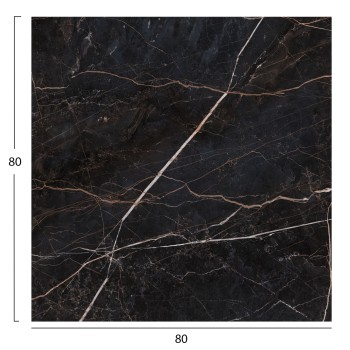 SQUARE HPL TABLETOP FK5839.34 BLACK MARBLE 80x80cm. SQUARE HPL TABLETOP FK5839.34 BLACK MARBLE 80x80cm.