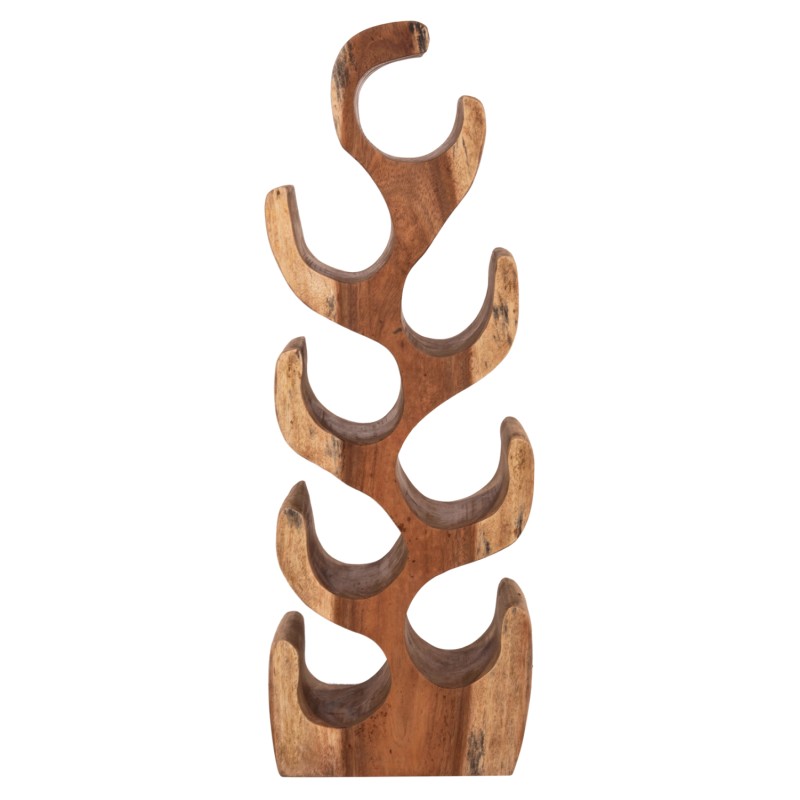BOTTLE RACK 8-PLACE DIONY FK18232.11 SUAR WOOD--NATURAL COLOR 25x18x71Hcm. BOTTLE RACK 8-PLACE DIONY FK18232.11 SUAR WOOD--NATURAL COLOR 25x18x71Hcm.