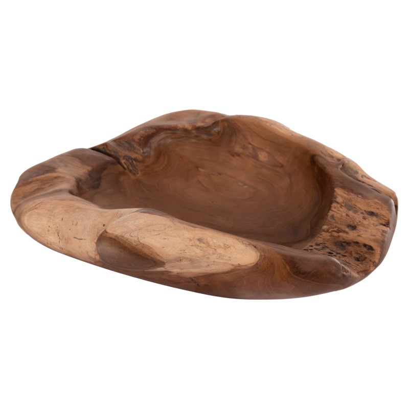 TABLE DECOR BOWL NOKI FK18297 TEAK WOOD--NATURAL COLOR 60x46x15Hcm. TABLE DECOR BOWL NOKI FK18297 TEAK WOOD--NATURAL COLOR 60x46x15Hcm.