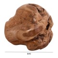 FLOOR DECORATION CLEMOR (M) FK18301 SPHERE MADE OF SOLID TEAK WOOD--NATURAL COLOR Φ40cm. FLOOR DECORATION CLEMOR (M) FK18301 SPHERE MADE OF SOLID TEAK WOOD--NATURAL COLOR Φ40cm.