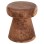 STOOL/SIDE TABLE ROUND CUPRE FK9793.11 SOLID SUAR WOOD-NATURAL Φ40x45Hcm.