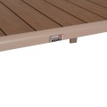 OUTDOOR LOUNGE SET 4PCS SAFIN FK6278.04 ALUMINUM IN CAPPUCCINO--POLYWOOD--OLEFIN FABRIC IN BEIGE OUTDOOR LOUNGE SET 4PCS SAFIN FK6278.04 ALUMINUM IN CAPPUCCINO--POLYWOOD--OLEFIN FABRIC IN BEIGE