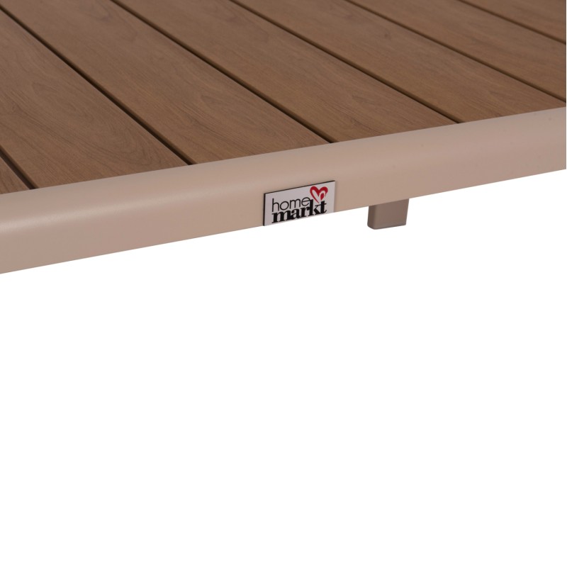 OUTDOOR LOUNGE SET 4PCS SAFIN FK6278.04 ALUMINUM IN CAPPUCCINO--POLYWOOD--OLEFIN FABRIC IN BEIGE OUTDOOR LOUNGE SET 4PCS SAFIN FK6278.04 ALUMINUM IN CAPPUCCINO--POLYWOOD--OLEFIN FABRIC IN BEIGE