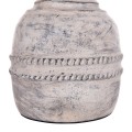 DECORATIVE TABLE VASE VERMO FK4393 TERRACOTTA IN LIGHT GREY Φ21x25Hcm. DECORATIVE TABLE VASE VERMO FK4393 TERRACOTTA IN LIGHT GREY Φ21x25Hcm.