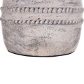 DECORATIVE TABLE VASE VERMO FK4393 TERRACOTTA IN LIGHT GREY Φ21x25Hcm. DECORATIVE TABLE VASE VERMO FK4393 TERRACOTTA IN LIGHT GREY Φ21x25Hcm.